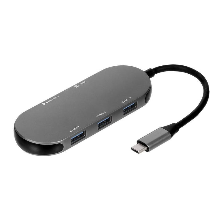 5-in-1 Multi-functional Hub Aluminum Shell USB3.03/SD TF Card Plug and Play Portable Hub Image 1