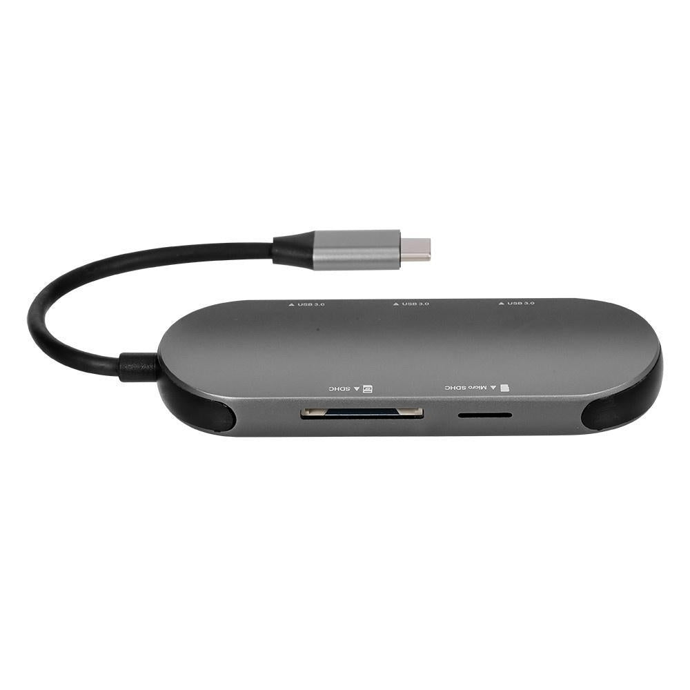 5-in-1 Multi-functional Hub Aluminum Shell USB3.03/SD TF Card Plug and Play Portable Hub Image 2