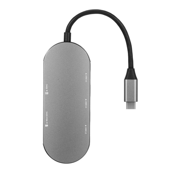 5-in-1 Multi-functional Hub Aluminum Shell USB3.03/SD TF Card Plug and Play Portable Hub Image 4