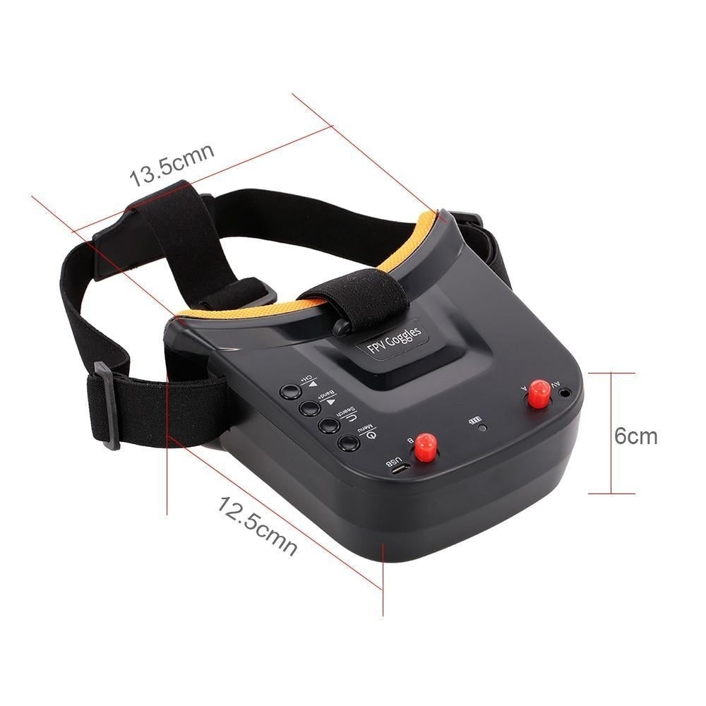 5.8G 40CH Dual Antennas FPV Goggles Video Glasses Image 7