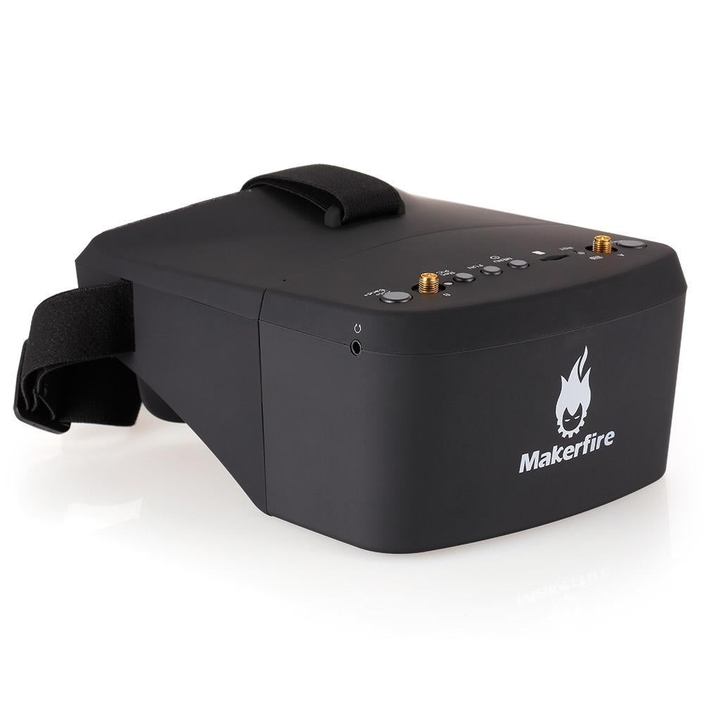 5.8G 40CH Dual Receiver Double Antenna FPV Goggles Image 2
