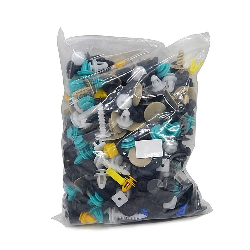 500Pcs Universal Mixed Vehicle Bumper Clips Retainer Fastener Rivet with Car Removal Tool Image 6
