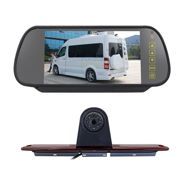 7in Brake Light Backup Camera for Mercedes-Benz Sprinter,VW Crafter Vans LED Parking Image 1