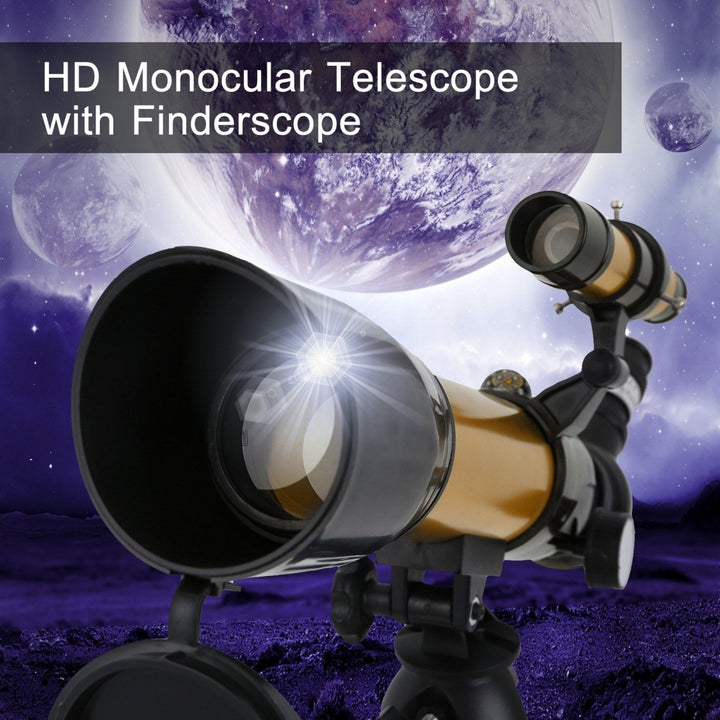 Astronomical Telescope 90X HD Monocular Refractor Spotting Scope for Star Gazing Bird Watching Camping Image 6
