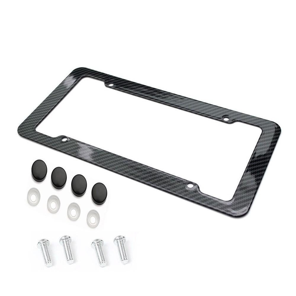 Auto License Plate Number Car Shield Kit Clear Tinted Acrylic Cover Frame Screw Image 7