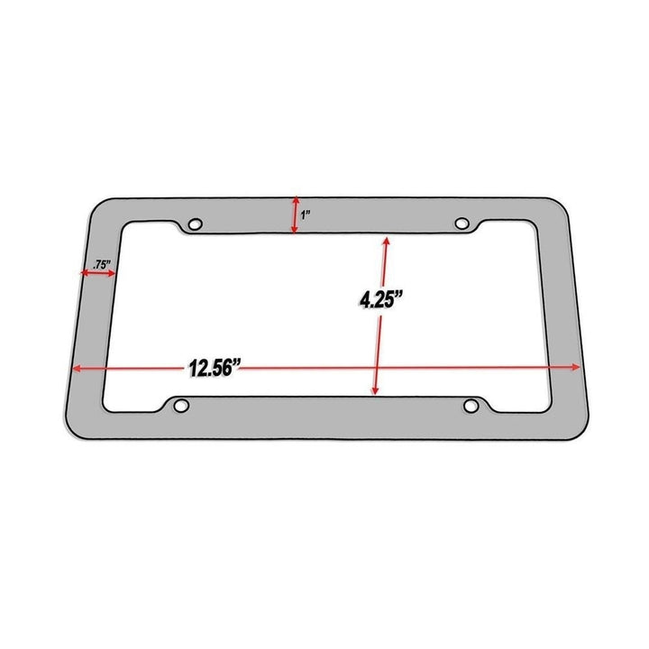 Auto License Plate Number Car Shield Kit Clear Tinted Acrylic Cover Frame Screw Image 10