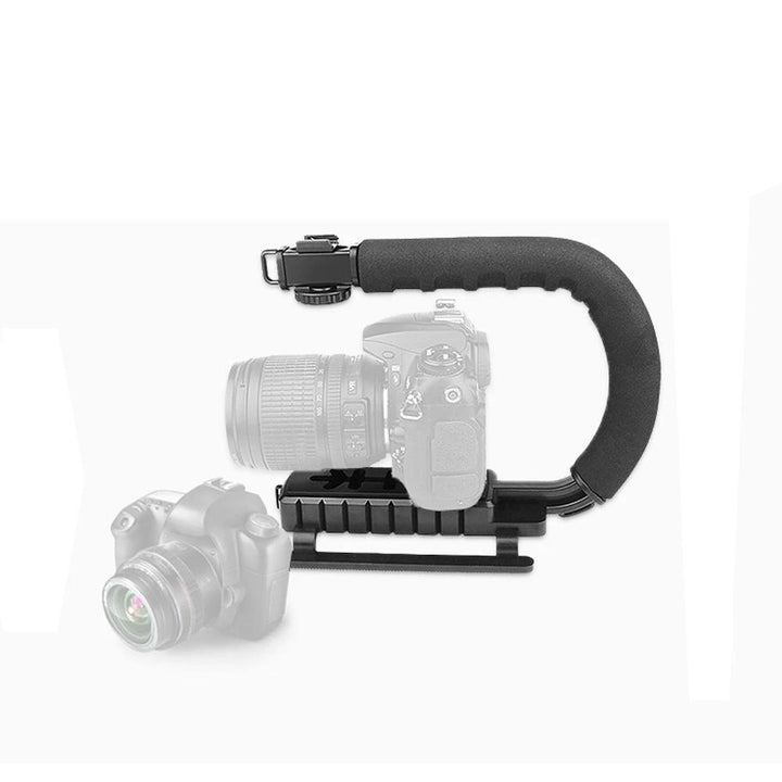 Camera Handheld Holder Flash Bracket U type Hand Motion Stabilizer Stable Frame Grip for Video DSLR SLR Image 3