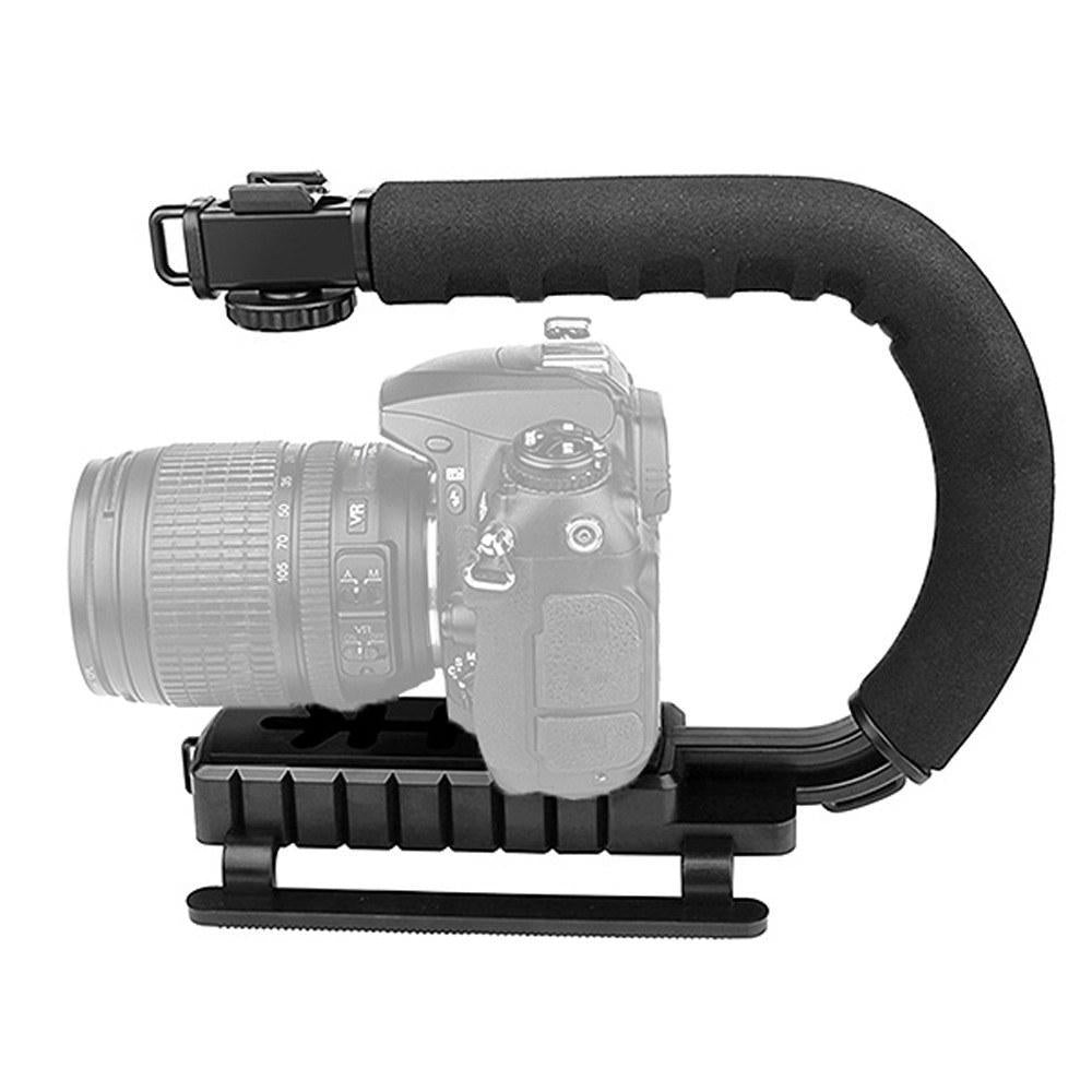 Camera Handheld Holder Flash Bracket U type Hand Motion Stabilizer Stable Frame Grip for Video DSLR SLR Image 7