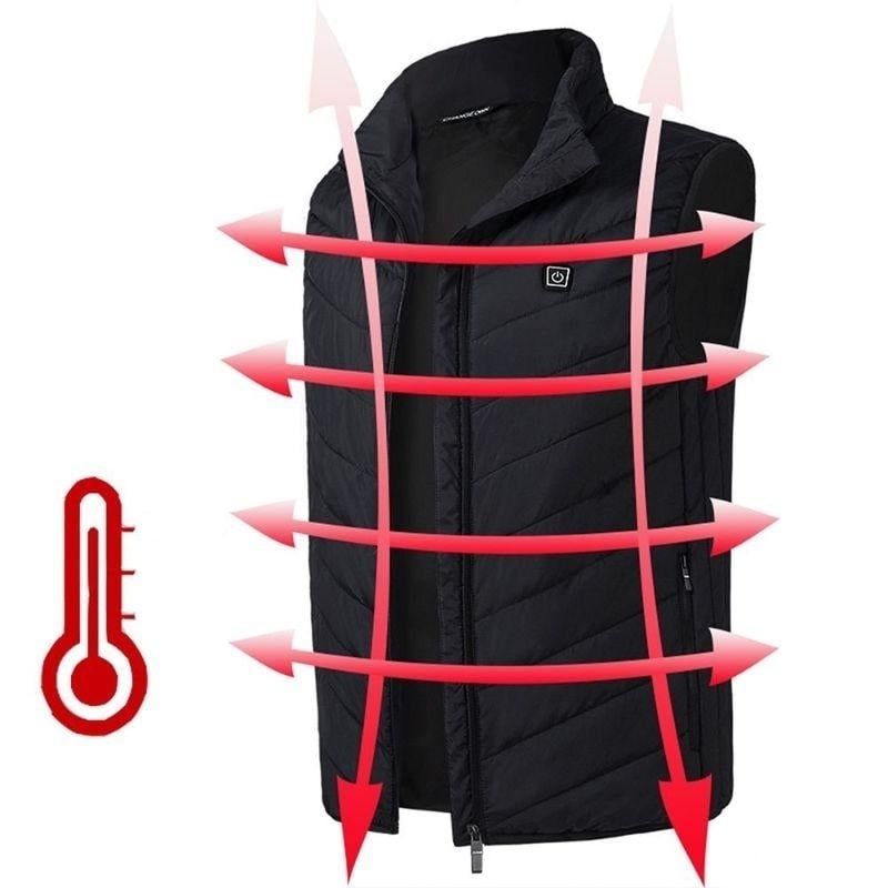 Lightweight Electric Heated Insulated Puffer Vest with Free PowerBank Image 1