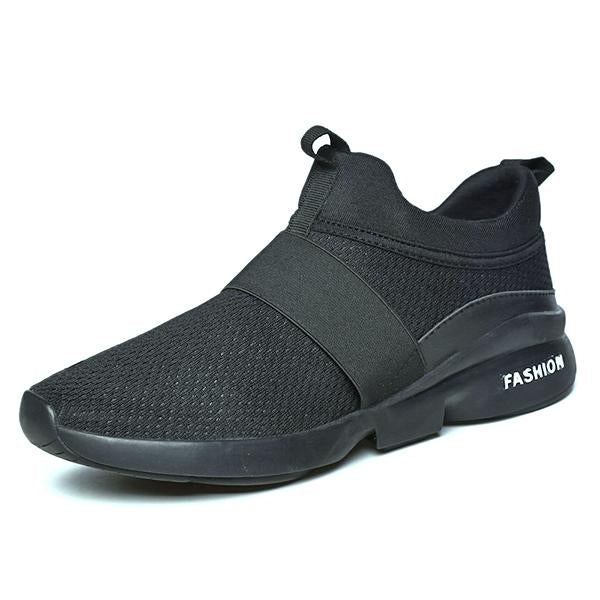 Men Comfy Ankle Cushion Slip On Sports Sneakers Image 1
