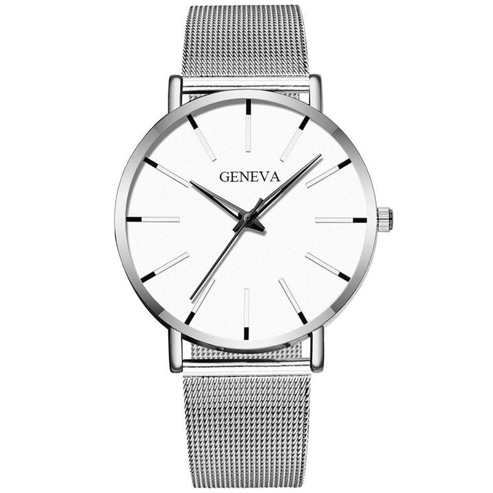 Minimalist Men's Fashion Ultra Thin Watches Simple Business Stainless Quartz Image 1