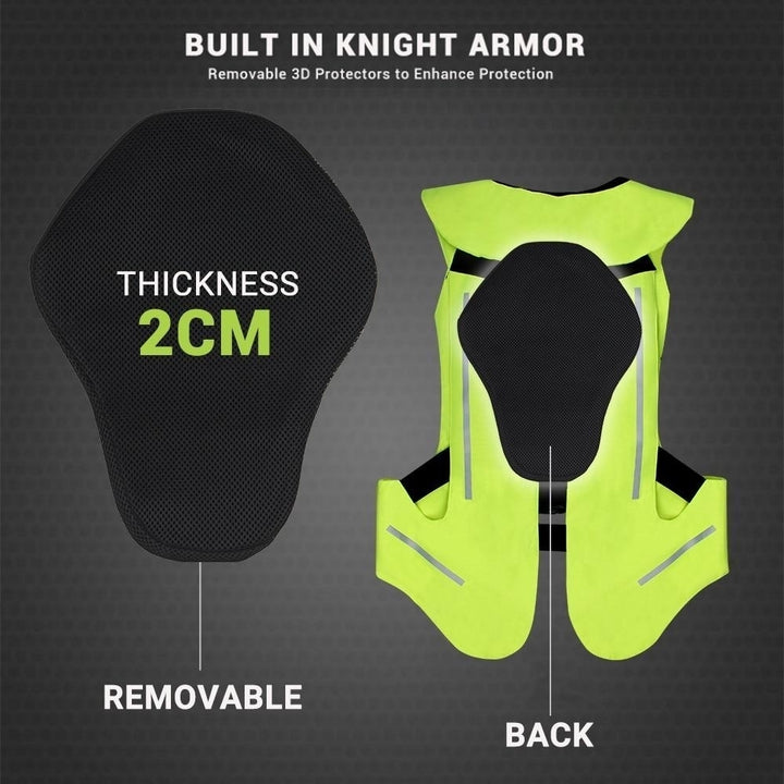 Motorcycle Protective Airbag Vest with Excellent Abrasion Resistance Image 9