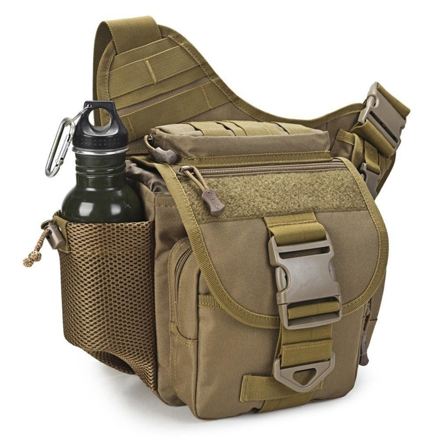 Outdoor Saddle Bag SLR Camera Multi-functional Single Shoulder Water-resistant Backpack Camouflage Image 1