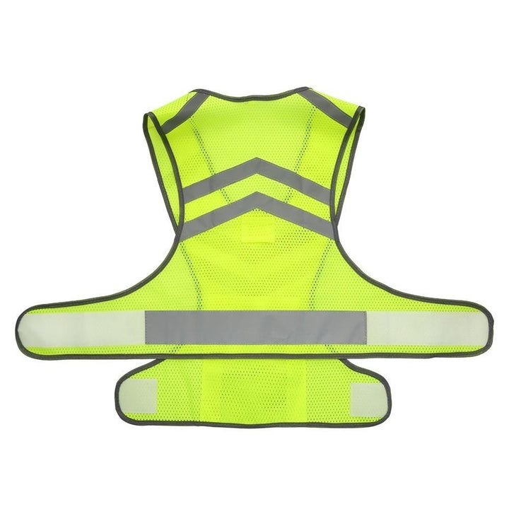 Outdoor Sports Running Reflective Vest Adjustable Lightweight Mesh Safety Gear Image 4
