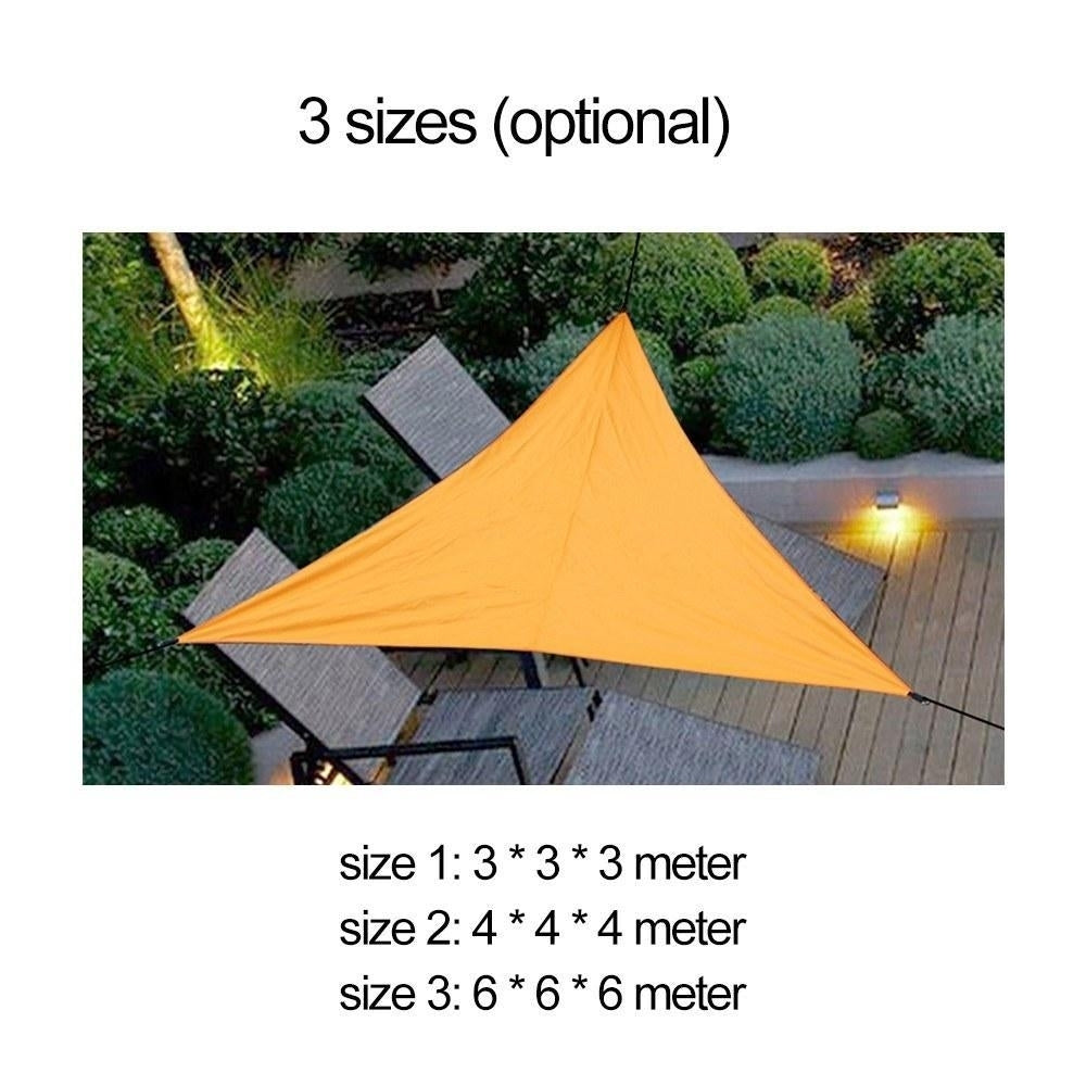 Outdoor Triangular Sunshade Sail Image 8