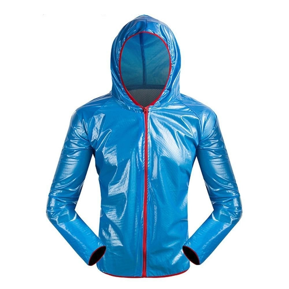 Outdoors Bicycle Rain-proof Coat Waterproof Wearable Cycling Jacket Windproof Comfortable Clothing Raincoat Image 1