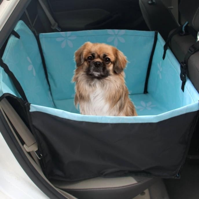 Pet Car Seat Cover Carrying for Dogs Cats Mat Blanket Rear Back Hammock Image 2