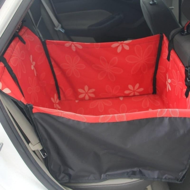 Pet Car Seat Cover Carrying for Dogs Cats Mat Blanket Rear Back Hammock Image 1