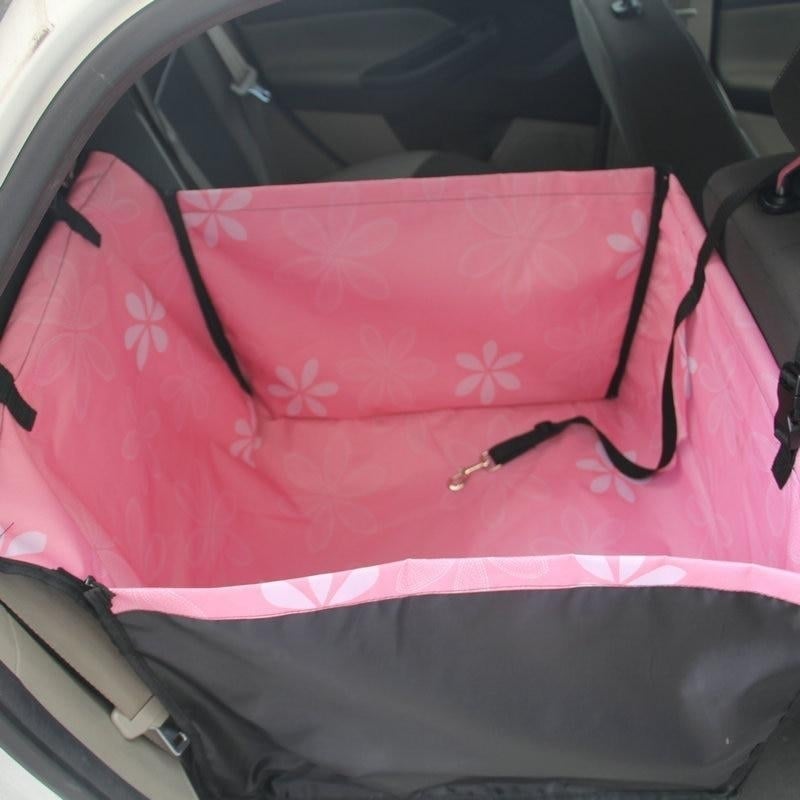 Pet Car Seat Cover Carrying for Dogs Cats Mat Blanket Rear Back Hammock Image 1