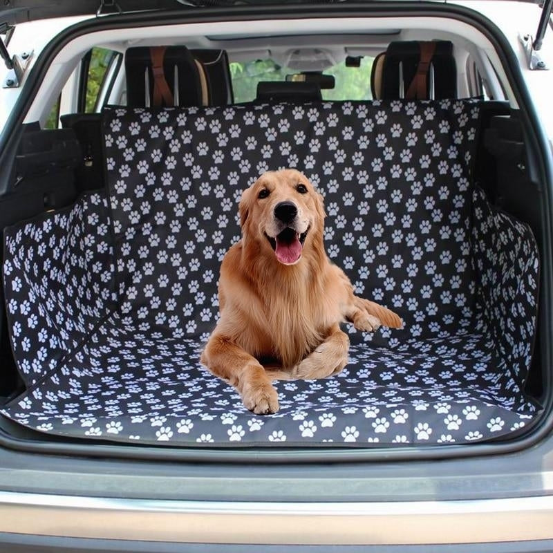 Pet Carriers Dog Car Seat Cover Trunk Mat Protector For Cats Dogs transporting Perro Image 7