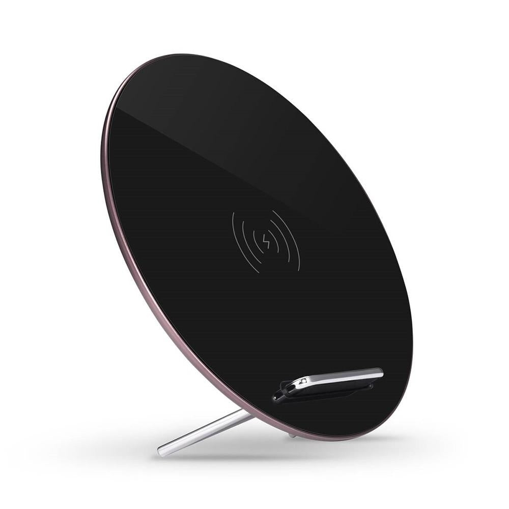 Qi Standard Wireless Charger Fast Wireless Charging Stand Holder Dual Coils Image 1