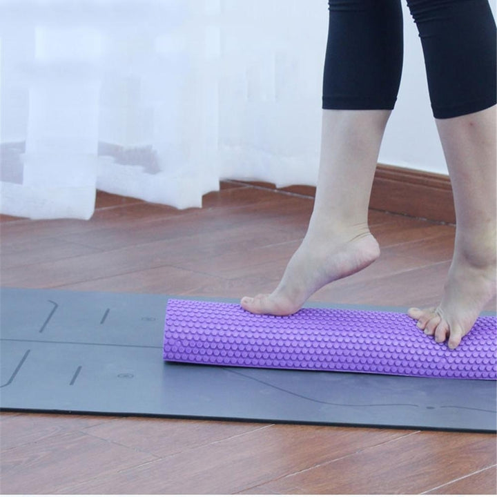 Semicircular Massage Foam Shaft Yoga Pilates Fitness Equipment Floating Balance Pad Indoor Exercise Image 3