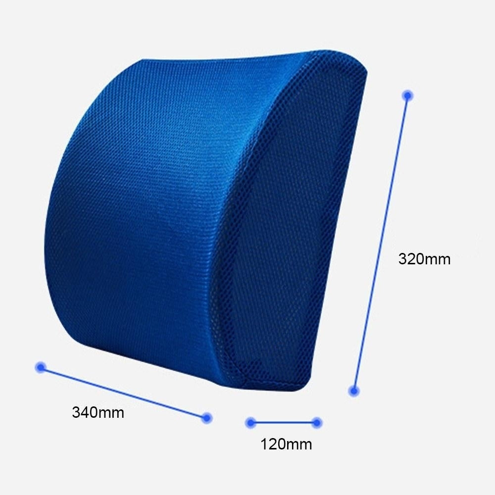 Soft Memory Foam Waist Pillow - Slow Rebound Cushion Health Waist Back Protection Mat Image 10