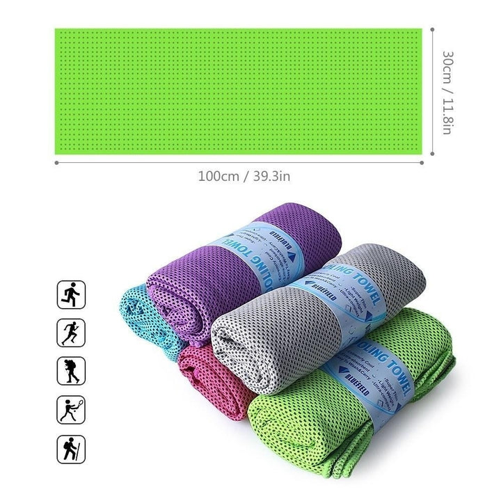Sport Cooling Towel Microfiber Quick Dry for Travel Hiking Camping Yoga Fitness Gym Running Image 4