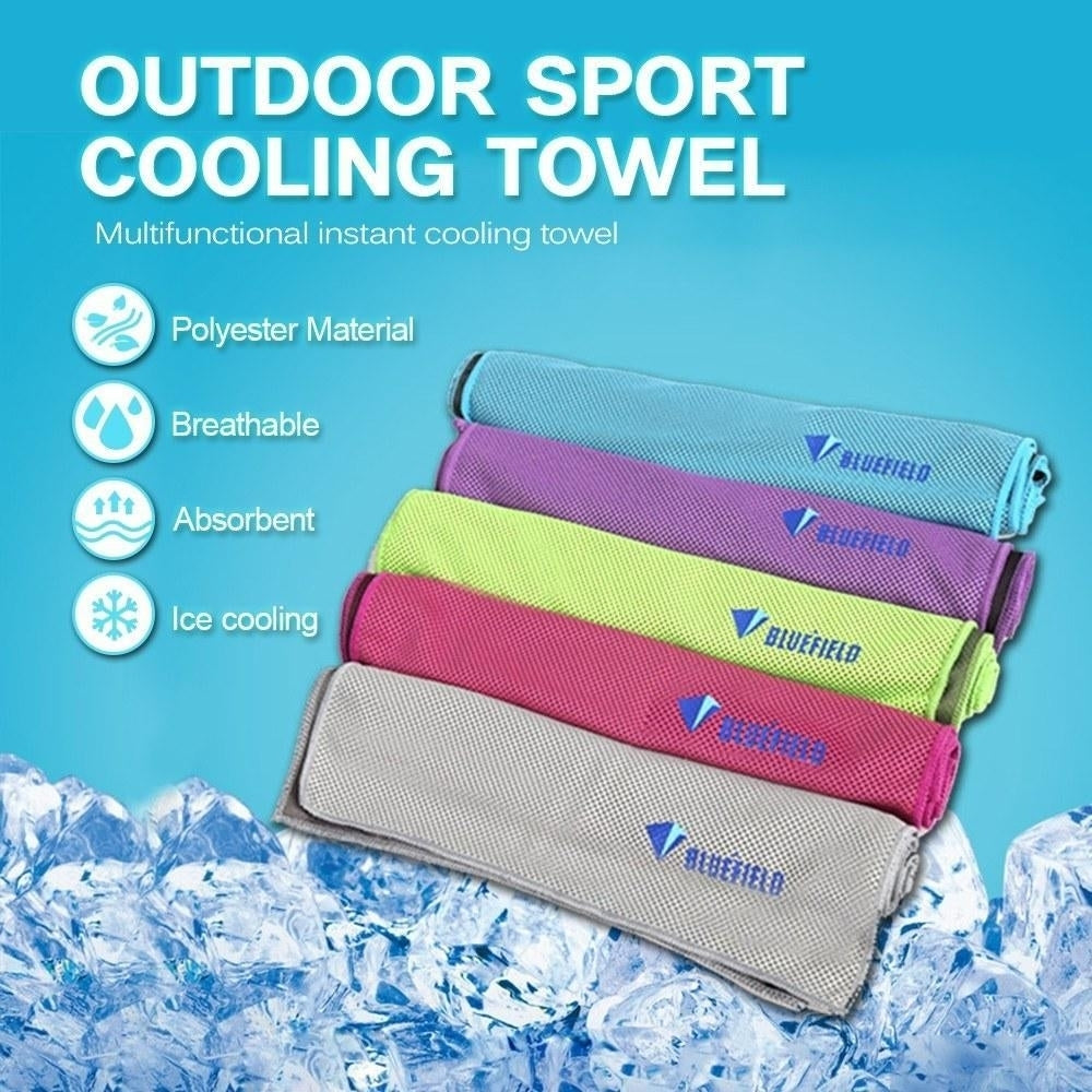 Sport Cooling Towel Microfiber Quick Dry for Travel Hiking Camping Yoga Fitness Gym Running Image 9