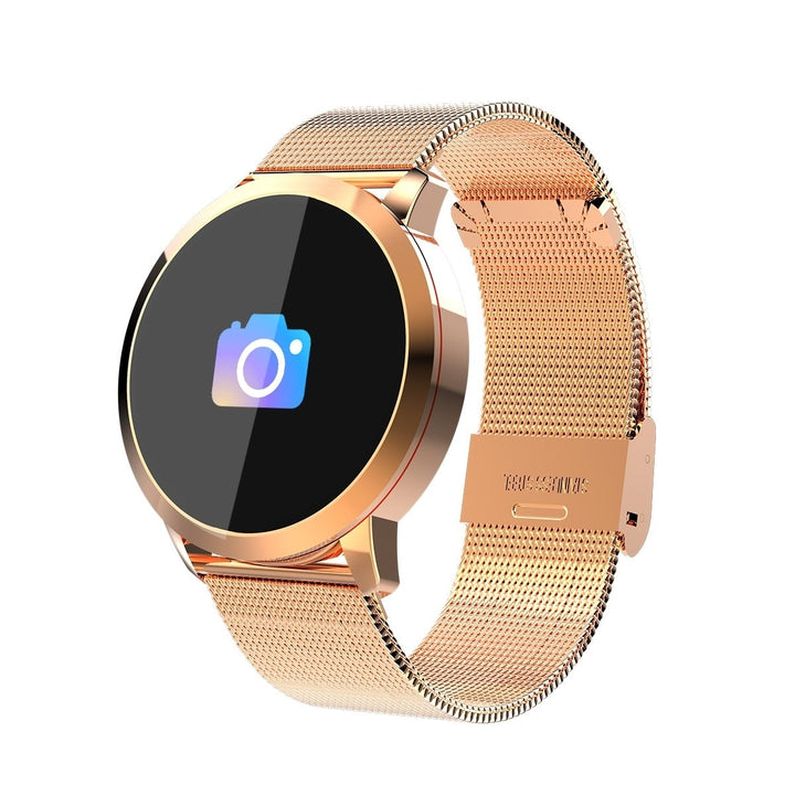 Stainless Steel SmartWatch 0.95 inch OLED Color Screen Blood Pressure Heart Rate Smart Watch Image 3