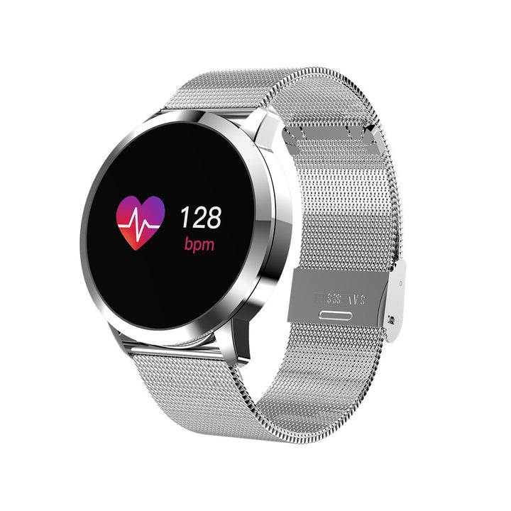 Stainless Steel SmartWatch 0.95 inch OLED Color Screen Blood Pressure Heart Rate Smart Watch Image 4