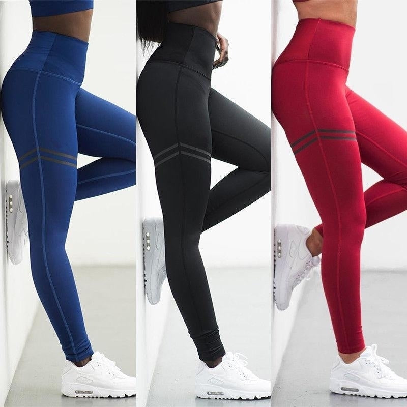 Summer Womens Jogger Sports Yoga Workout Gym Fitness Leggings Pants Jumpsuit Athletic Running Scrunch Trousers Image 2