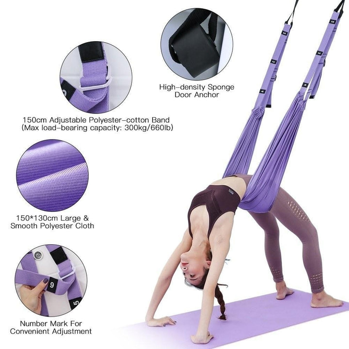 Stretching Band Adjustable Training Belt Yoga Belts Back Bend Strap Assist for Home Fitness Image 6