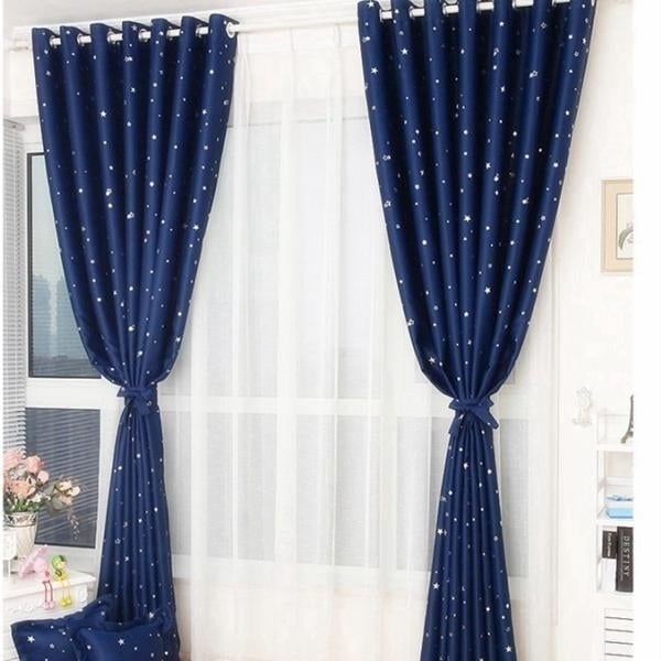 Thermal Insulated Grommets Blackout CurtainsStar Image 1
