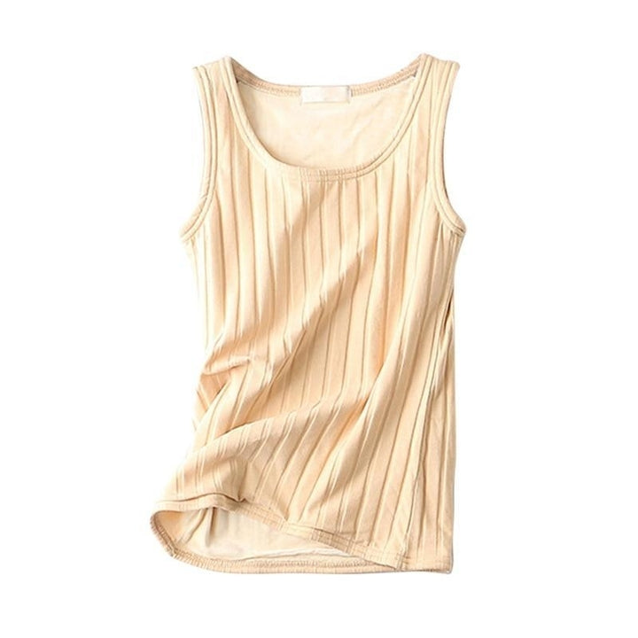 Thermal Women Sleeveless Tank Top Underwear Warm Knited Vest Slim Image 3