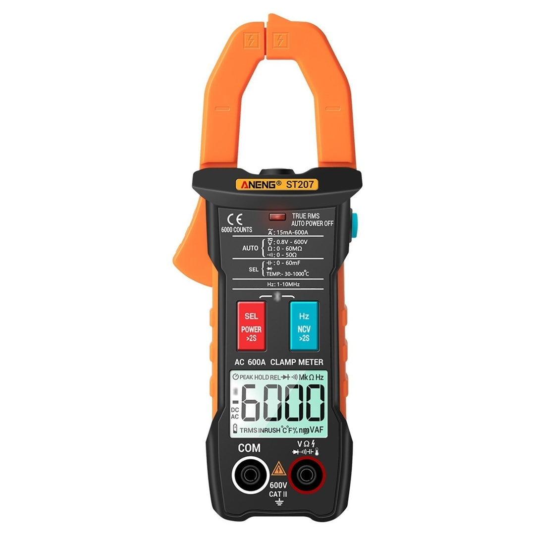 True RMS Clamp Meter with App Remote Control Autoranging Diode Hertz Temperature Tester Image 1