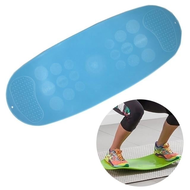 Twisting Yoga Balance Board Simple Core Workout for Abdominal Muscles and Legs Fitness Image 1