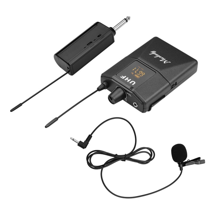 UHF Wireless Lavalier Microphone System 1 TX and 1 RX Image 2