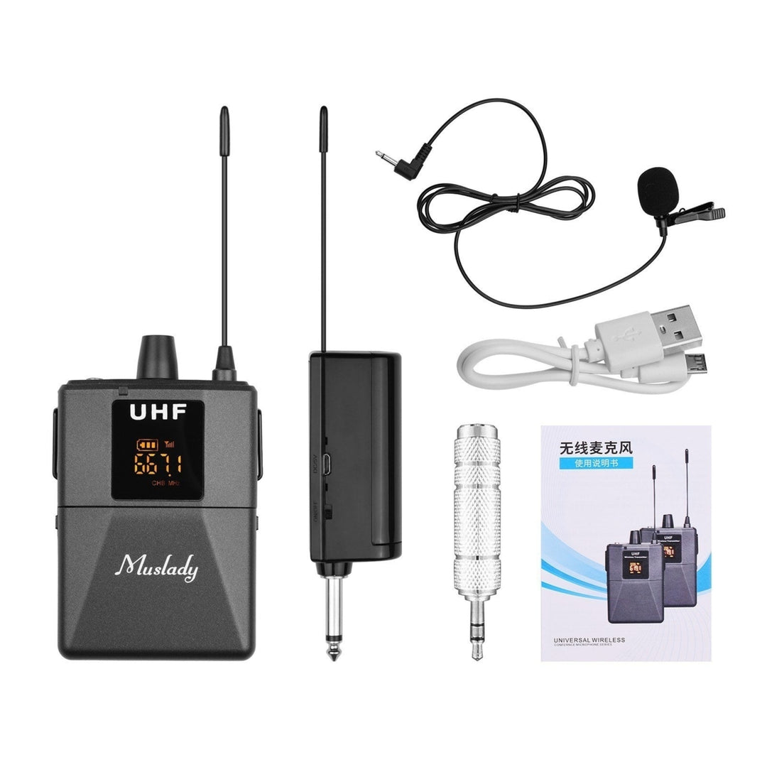 UHF Wireless Lavalier Microphone System 1 TX and 1 RX Image 6