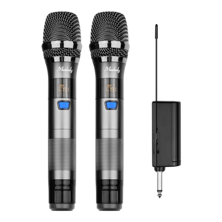 UHF Wireless Microphone System 1 TX and 1 RX Dark Grey Image 7