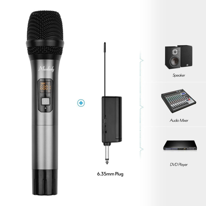 UHF Wireless Microphone System 1 TX and 1RX Image 7
