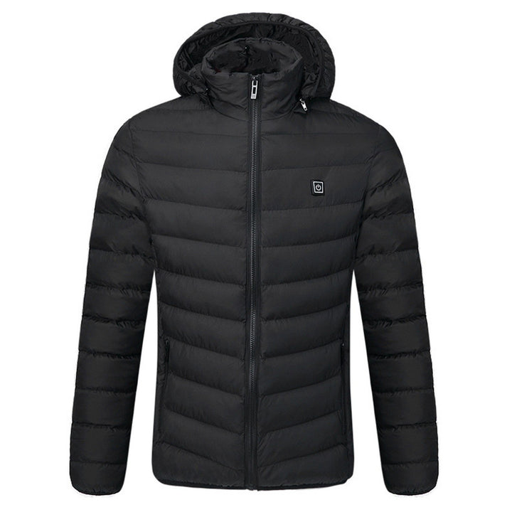Unisex Outdoor USB Heating Coat Jacket Winter Flexible Electric Thermal Clothing Long Sleeves Fishing Hiking Warm Image 1