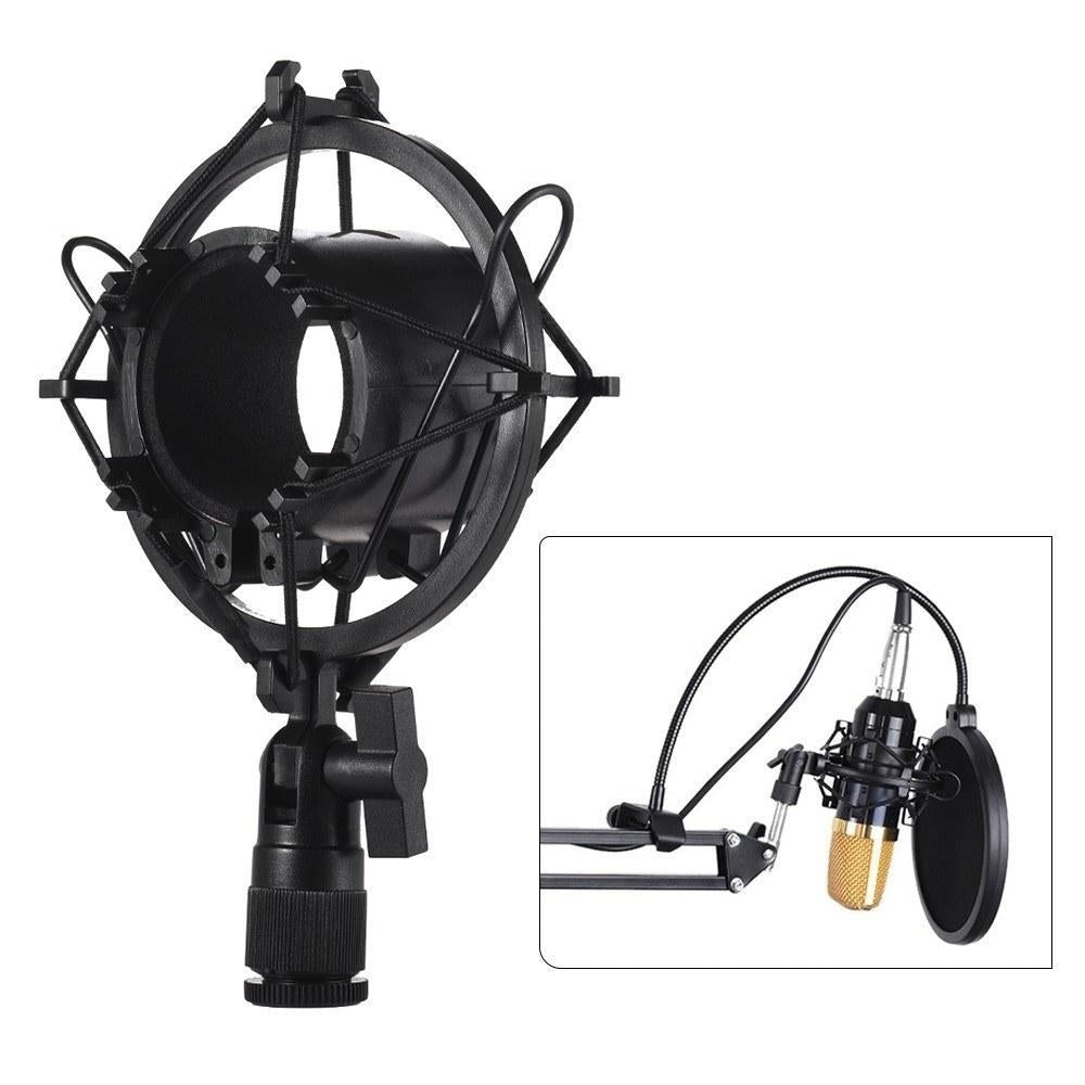Univerdal Condenser Microphone Mic Shock Mount Holder Bracket Plastic Image 2