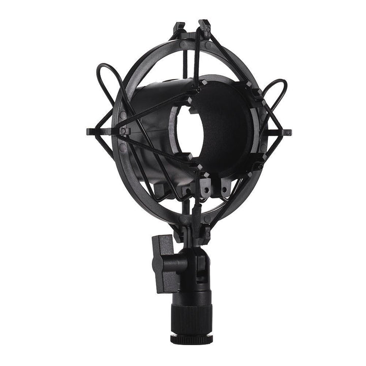 Univerdal Condenser Microphone Mic Shock Mount Holder Bracket Plastic Image 1