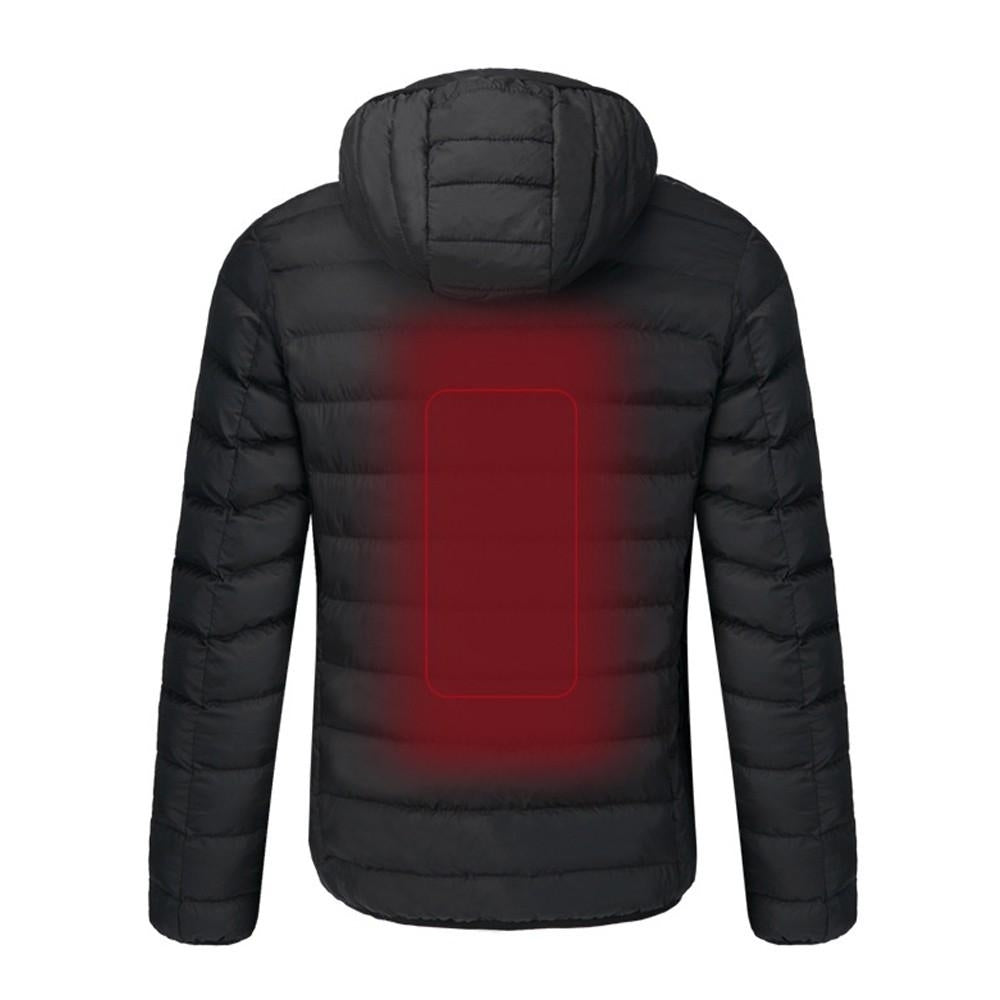 Unisex Outdoor USB Heating Coat Jacket Winter Flexible Electric Thermal Clothing Long Sleeves Fishing Hiking Warm Image 8