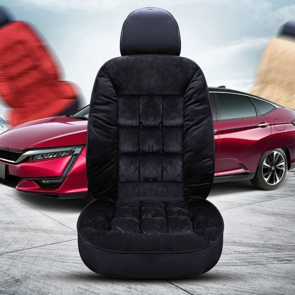 Universal Plush Slip Car Seat Cushion Image 2