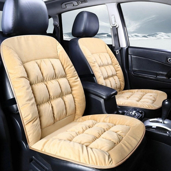 Universal Plush Slip Car Seat Cushion Image 4