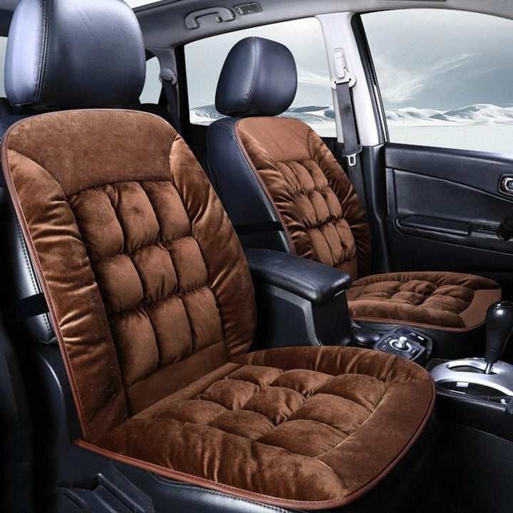 Universal Plush Slip Car Seat Cushion Image 6