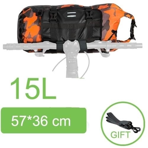 Waterproof Bicycle Handlebar Basket Pack Front Tube Bag Cycling Frame Pannier Accessories DTTT Image 1