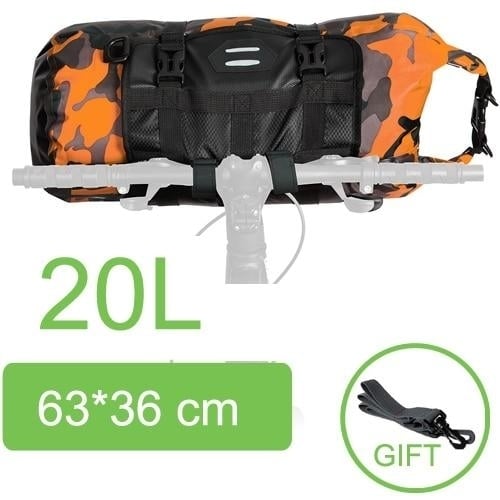 Waterproof Bicycle Handlebar Basket Pack Front Tube Bag Cycling Frame Pannier Accessories DTTT Image 1